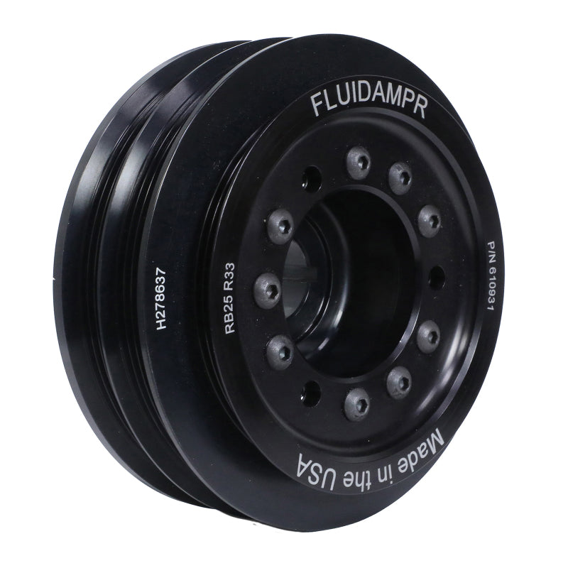 Fluidampr 94-99 Nissan Skyline R33 RB25DET (Non NEO) Steel Internally Balanced Damper - Black Ops Auto Works