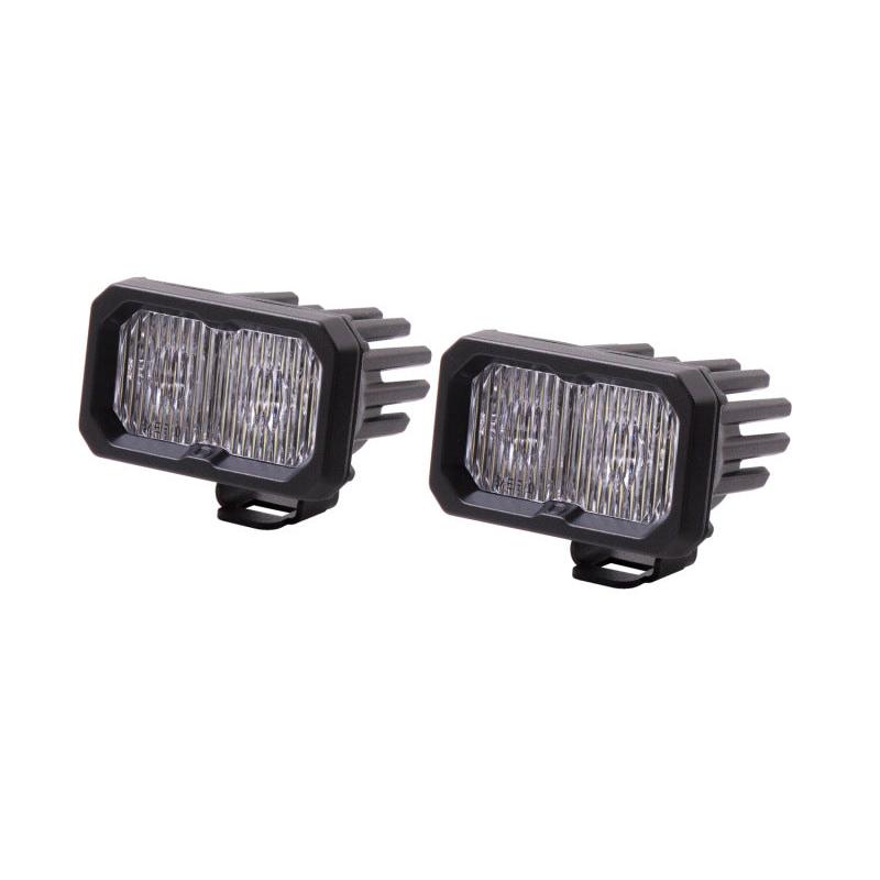 Diode Dynamics Stage Series 2 In LED Pod Pro - White Fog Standard ABL (Pair)-Light Accessories and Wiring-Diode Dynamics-691026125848-