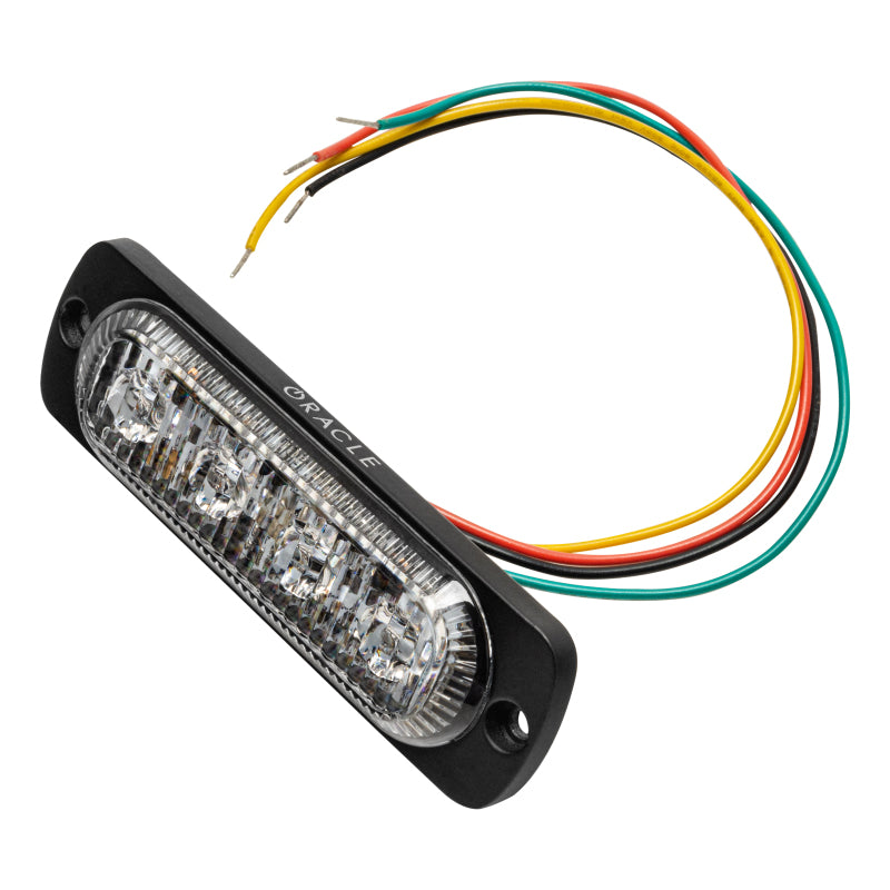 Oracle 4 LED Dual Color Slim Strobe - Amber/White ORACLE Lighting