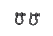 Load image into Gallery viewer, Fishbone Offroad D Ring 3/4In Gloss - Black 2 Piece Set - Fishbone Offroad FBOFB21039
