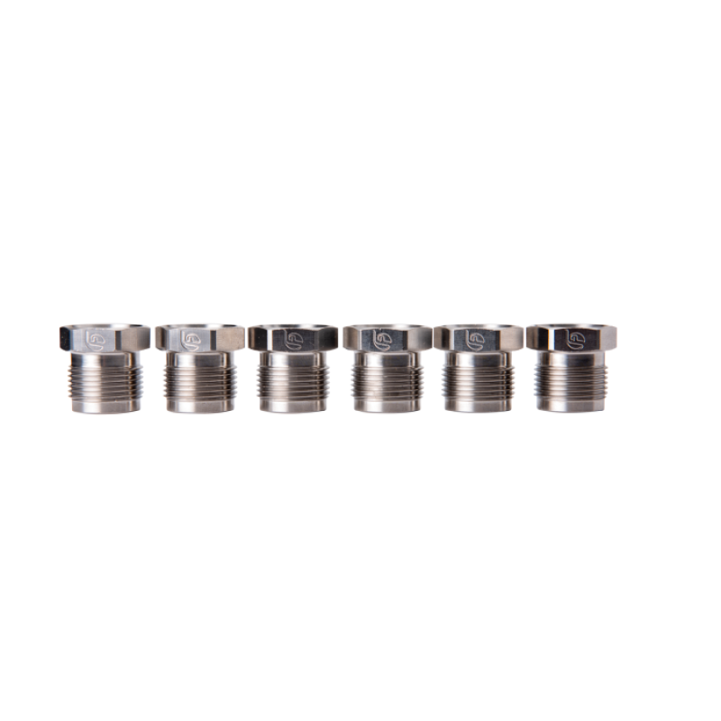 Fleece Performance 03-22 Dodge 2500/3500 5.9L/6.7L Stainless Steel Fuel Supply Tube Nuts - Fleece Performance FPEFPE-CUMM-SSF
