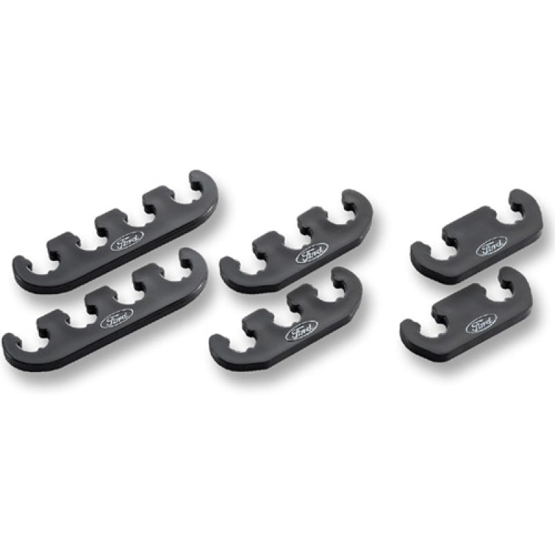 Ford Racing Wire Dividers 4 to 3 to 2 - Black w/ White Ford Logo - Ford Racing FRP302-641