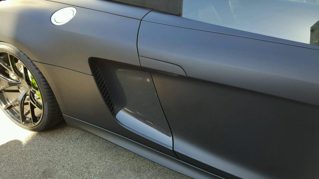 German Rush Carbon Fiber Side Blades for 2009-2015 Audi R8 Spyder - German Rush audi-r8-spyder-blades