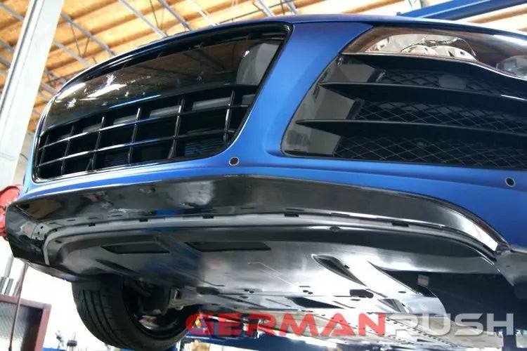 German Rush front splitter in carbon fiber detail on a 2007-2015 Audi R8, image 2