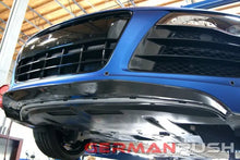 Load image into Gallery viewer, German Rush front splitter in carbon fiber detail on a 2007-2015 Audi R8, image 2