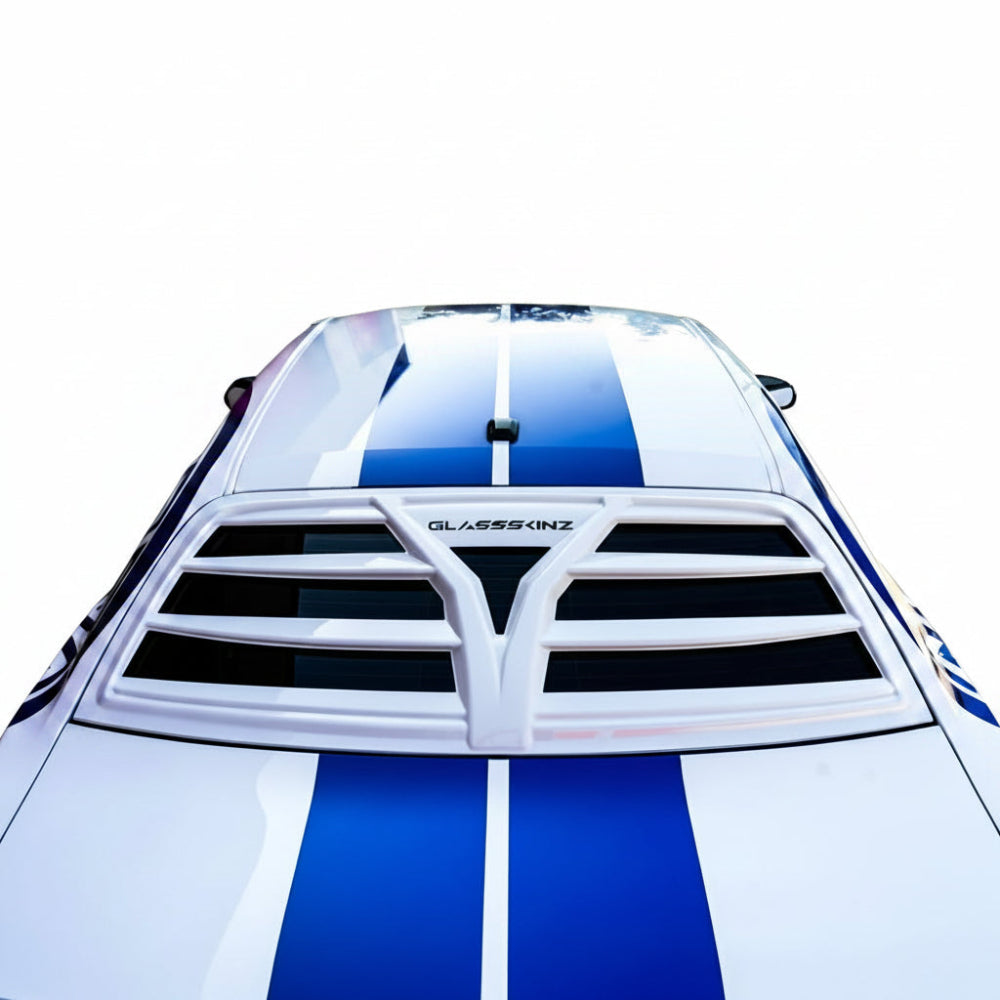 2008-2023 Dodge Challenger Louver Torch - GlassSkinz TORCH-RAWGB