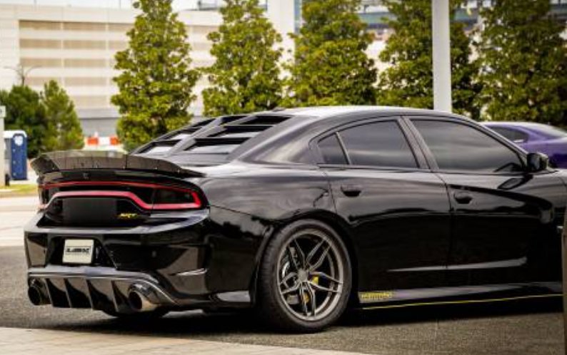 2011-2023 Dodge Charger Louver Torch - GlassSkinz TORCHCHGR-RAWGB