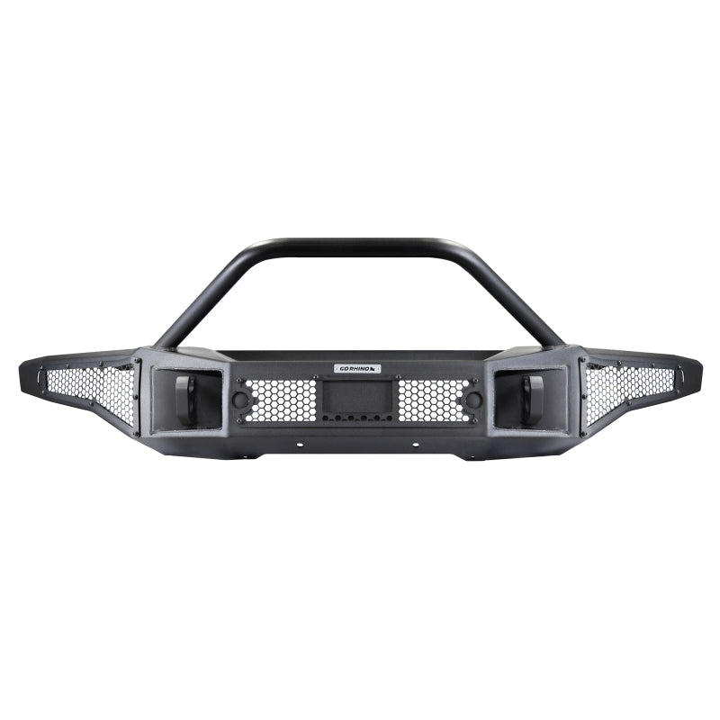 Go Rhino 21-24 Ford Bronco (2 and 4 Door) Rockline Full Width Bumper w/ Overrider Bar - Go Rhino GOR331401T
