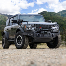 Load image into Gallery viewer, Go Rhino 21-24 Ford Bronco (2 and 4 Door) Rockline Full Width Bumper w/ Overrider Bar - Go Rhino GOR331401T
