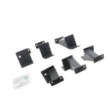 Load image into Gallery viewer, Go Rhino 07-18 Jeep Wrangler JKU 4dr Brackets for Dominator Xtreme Frame Slider - Tex. Blk - Go Rhino GORFSD4505TK