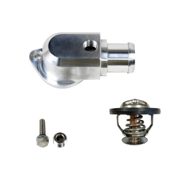 Granatelli 430180 billet thermostat housing close-up