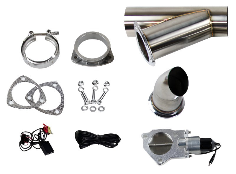 Granatelli 2.25in Stainless Steel Electronic Exhaust Cutout - Granatelli Motor Sports GMS307522