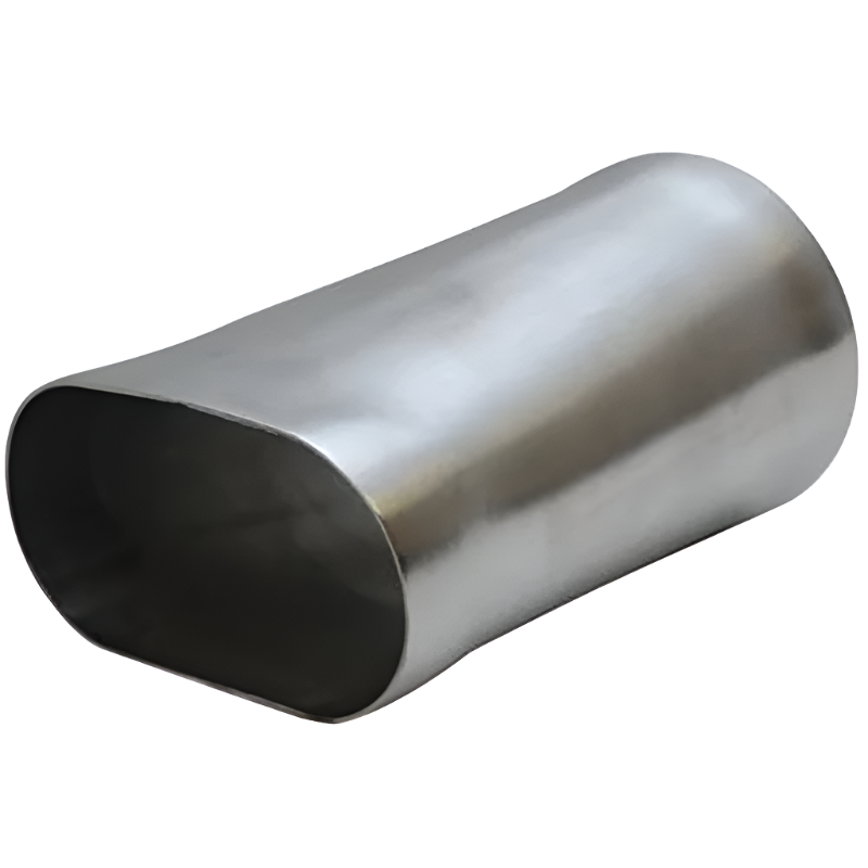 Granatelli 3.0in Round to 3.0in Oval Weld In Exhaust Adapter - Granatelli Motor Sports GMS313531