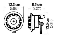 Load image into Gallery viewer, Hella Supertone Horn Set 24V 84w Black - Hella LA003399101