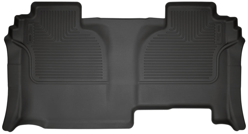 Husky Liners 20-24 Chevrolet Silverado 2500/3500HD DC WeatherBeater 2nd Seat Black Floor Liners-Husky Liners-HSL14211