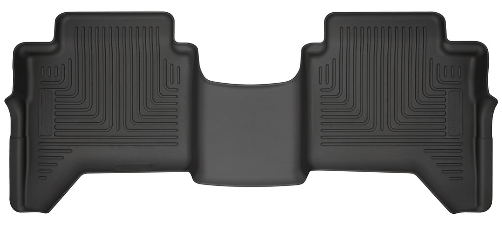 Husky Liners 2019 Ford Ranger SuperCrew WeatherBeater 2nd Row Black Floor Liners-Husky Liners-HSL14411