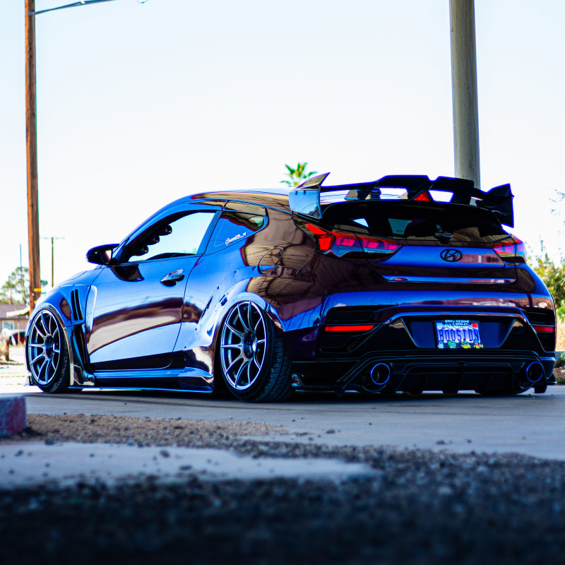 Injen 19-22 Hyundai Veloster N L4 2.0L Turbo Performance SS Axle Back Exhaust System - Burnt Ti Tips Injen INJSES1343ABTT