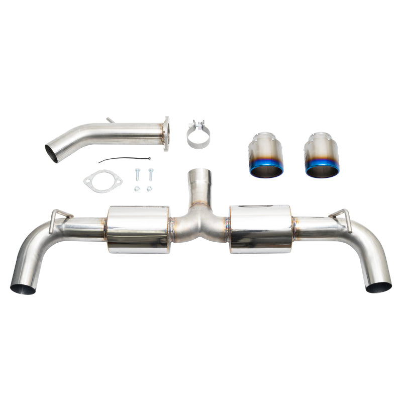 Injen 19-22 Hyundai Veloster N L4 2.0L Turbo Performance SS Axle Back Exhaust System - Burnt Ti Tips Injen INJSES1343ABTT