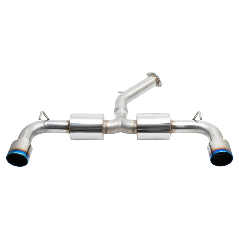 Injen 19-22 Hyundai Veloster N L4 2.0L Turbo Performance SS Axle Back Exhaust System - Burnt Ti Tips Injen INJSES1343ABTT