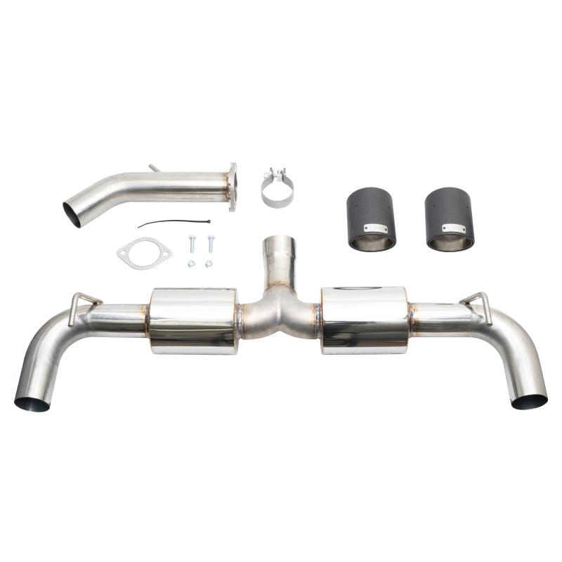 Injen 19-22 Hyundai Veloster N L4 2.0L Turbo Performance SS Axle Back Exhaust System - Carbon Tips Injen INJSES1343ABCF