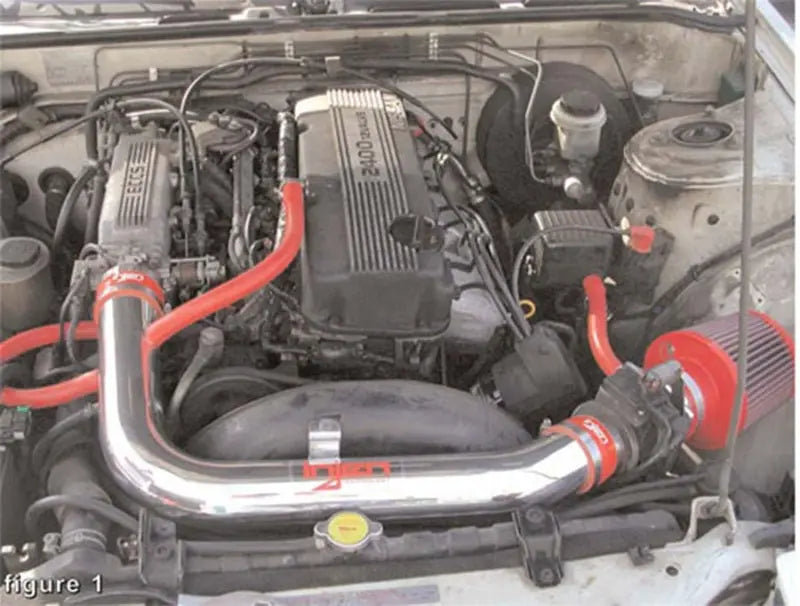 Injen 89-90 Nissan 240SX L4 2.4L Black IS Short Ram Cold Air Intake Injen INJIS1910BLK