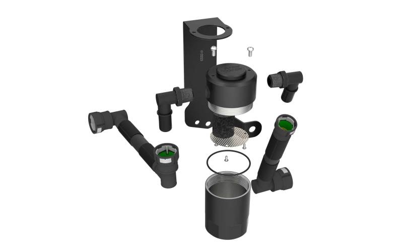 K&N 15-23 Dodge Challenger 6.2L V8 / 15-23 Dodge Charger 6.2L V8 Oil Catch Can K&N Engineering KNN81-0803