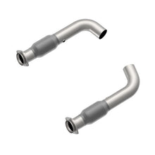 Load image into Gallery viewer, Kooks 11513300 3 inch green catted connection pipes for 2015-2017 Mustang GT with OEM mufflers full pair