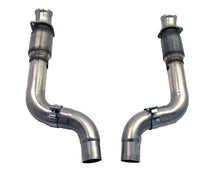 Load image into Gallery viewer, 3 inch H.O. green catted connection pipes from Kooks 1156H640 GT500 kit