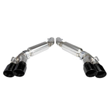 Load image into Gallery viewer, Kooks 22606260 3 inch axle-back exhaust with black quad tips for 2016-2024 Camaro SS full system
