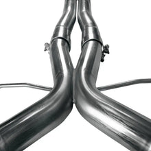 Load image into Gallery viewer, Polished quad 4 inch OEM-style tips detail on Kooks 34104200 Jeep exhaust
