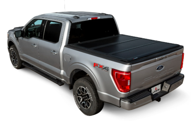 LEER 04+ Ford F-150 HF350M 5Ft 6In Tonneau Cover - Folding Full Size Short Bed - LEER Group 631404