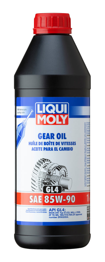 LIQUI MOLY Gear Oil (GL4) SAE 85W-90 1L (Case of 6) - LIQUI MOLY LQM20016
