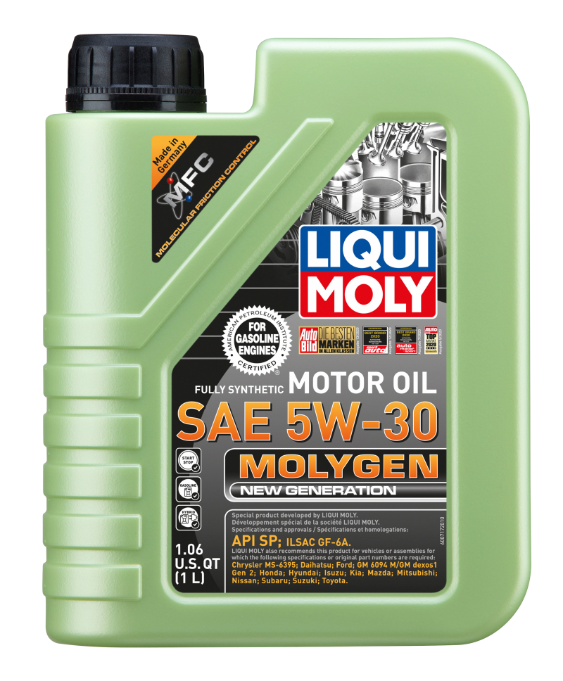 LIQUI MOLY Molygen New Generation SAE 5W-30 1L (Case of 6) - LIQUI MOLY LQM20226