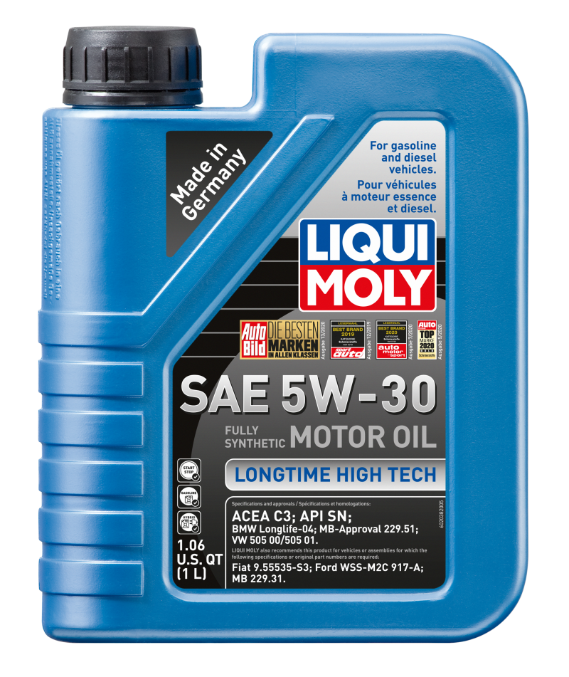 LIQUI MOLY Longtime High Tech SAE 5W-30 1L (Case of 6) - LIQUI MOLY LQM2038