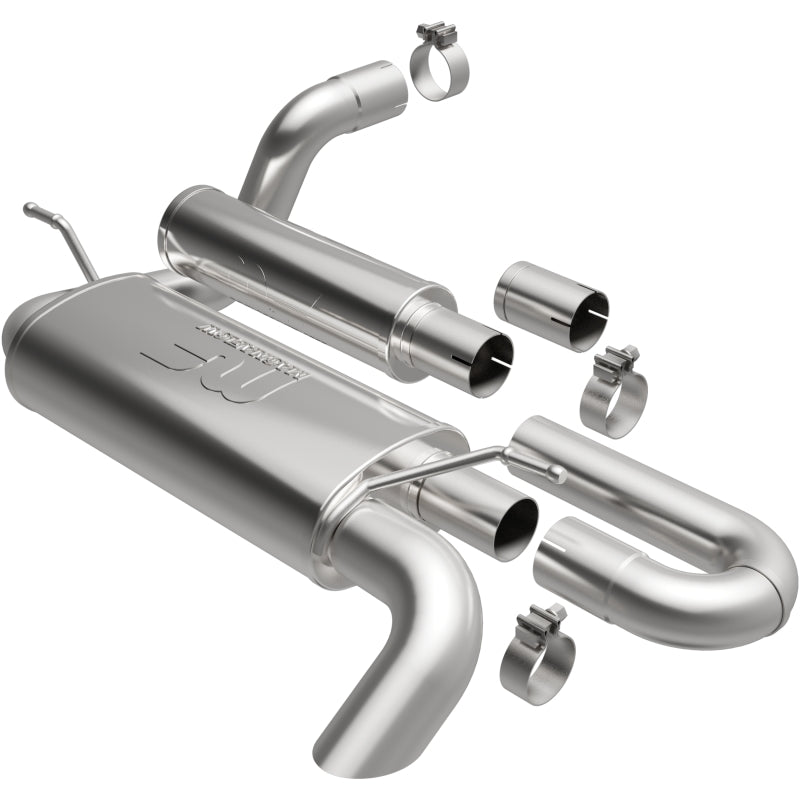 MagnaFlow 18-23 Jeep Wrangler JL 2.0L/3.6L Overland Series Axle-Back Exhaust - Magnaflow 19620