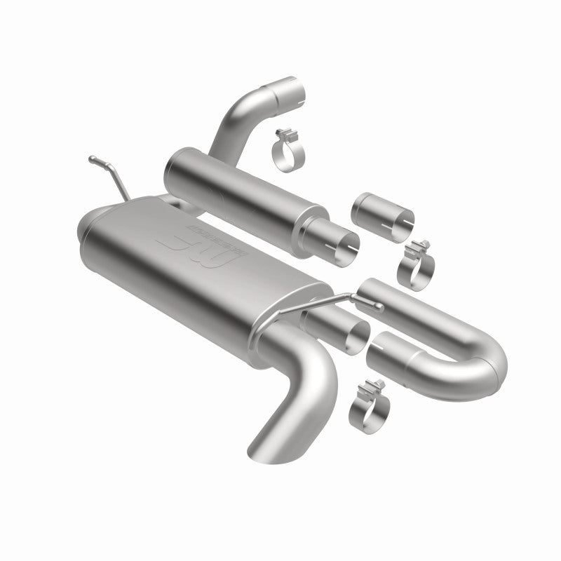 MagnaFlow 18-23 Jeep Wrangler JL 2.0L/3.6L Overland Series Axle-Back Exhaust - Magnaflow 19620