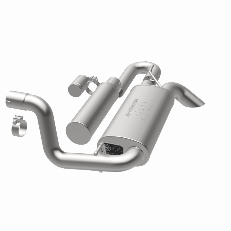 MagnaFlow 18-23 Jeep Wrangler JL 2.0L/3.6L Overland Series Axle-Back Exhaust - Magnaflow 19620
