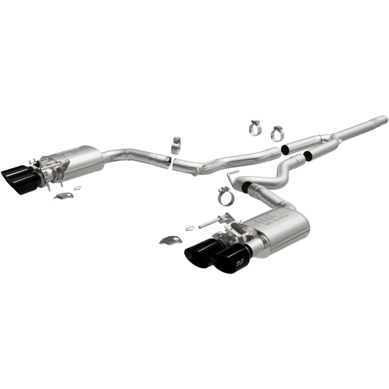 MagnaFlow 2024 Ford Mustang Ecoboost 2.3L Competition Series Cat-Back Performance Exhaust System - Magnaflow 19640