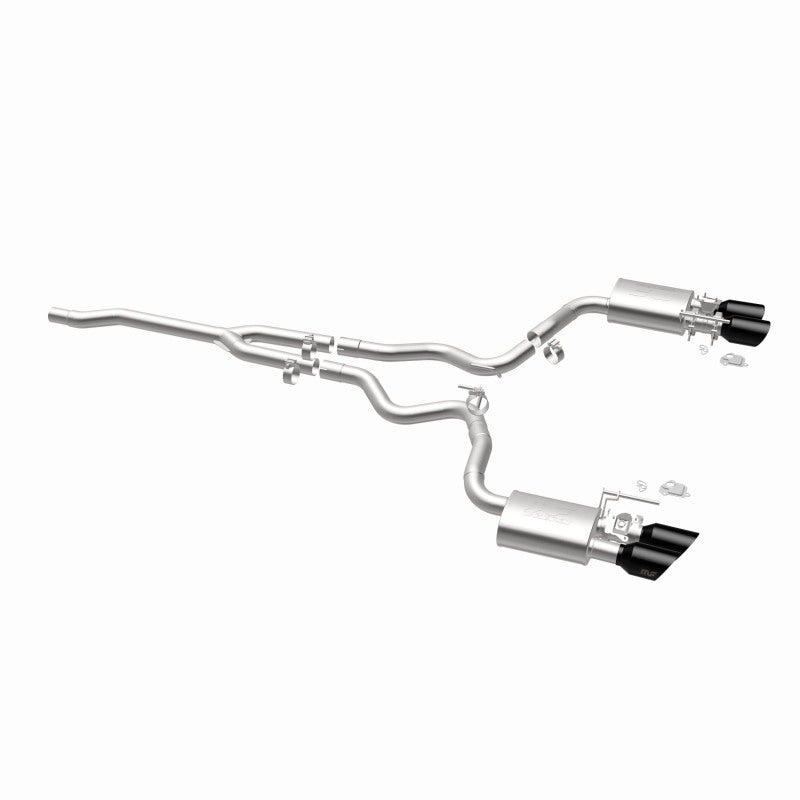 MagnaFlow 2024 Ford Mustang Ecoboost 2.3L Competition Series Cat-Back Performance Exhaust System - Magnaflow 19640