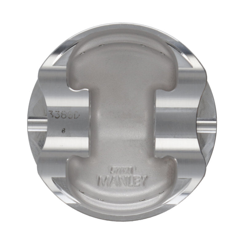 Manley Performance Manley 04+ Subaru WRX STi (EJ257) STD Stroke 100mm +.5mm Bore 8.5:1 Dish Piston Set with Rings