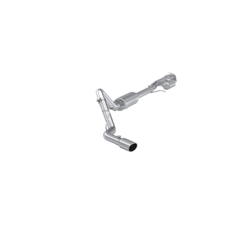 MBRP 19-24 GM 1500 Silverado/Sierra 2.7L Alum. Steel 3 Cat-Back w/ Single Side 4in Single Wall Tip - MBRP PS5019AL