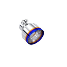 Load image into Gallery viewer, MBRP Univ. T304 Stainless Steel Burnt End Tip 2.5in ID / 5in OD / 6.5in Length Angle Cut Single Wall - MBRP PT5190BE