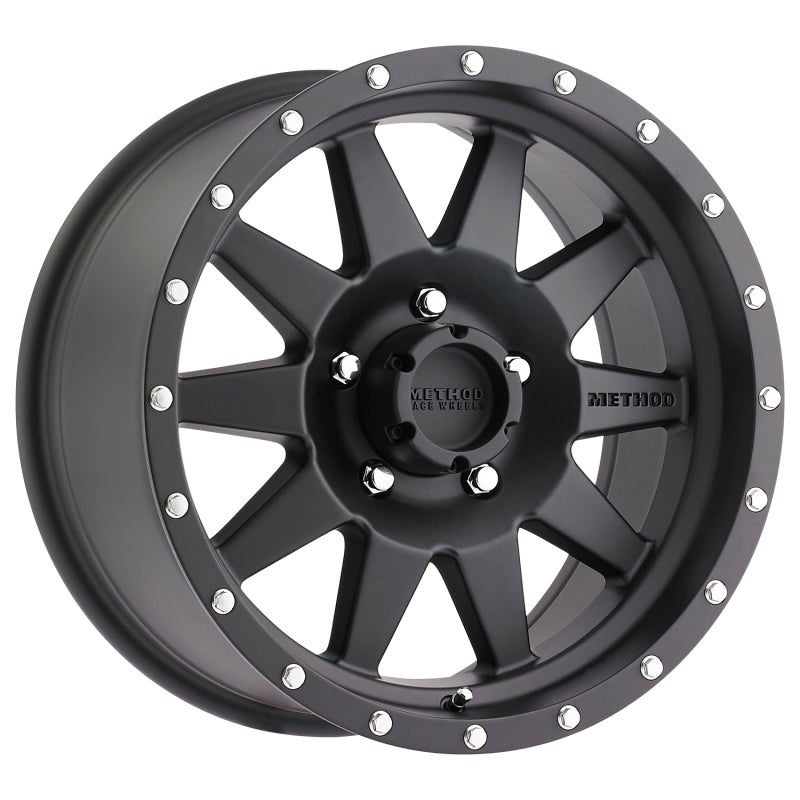 Method Wheels Method MR301 The Standard 18x9 +18mm Offset 5x150 116.5mm CB Matte Black Wheel