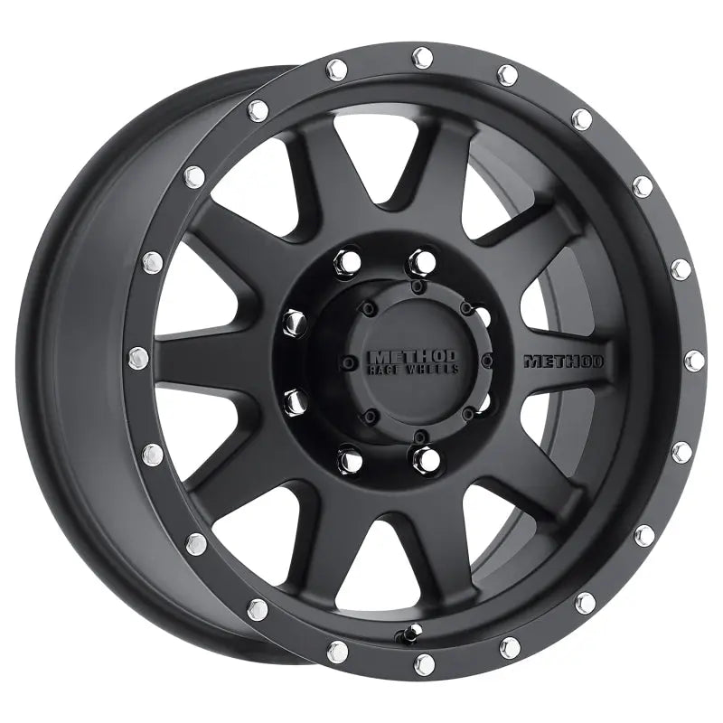 Method Wheels Method MR301 The Standard 20x9 +18mm Offset 8x170 130.81mm CB Matte Black Wheel