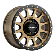 Load image into Gallery viewer, Method Wheels Method MR305 NV 18x9 +18mm Offset 8x170 130.81mm CB Method Bronze/Black Street Loc Wheel
