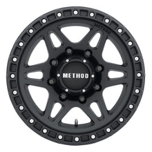 Load image into Gallery viewer, Method Wheels Method MR312 17x8.5 0mm Offset 8x6.5 130.81mm CB Matte Black Wheel