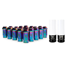 Load image into Gallery viewer, Mishimoto Mishimoto Aluminum Locking Lug Nuts 1/2 X 20 23pc Set Neo Chrome