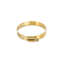 Load image into Gallery viewer, Mishimoto Mishimoto High-Torque Worm Gear Clamp 0.55in.-0.1.06in. (14mm-27mm) - Pack of 10 - Gold