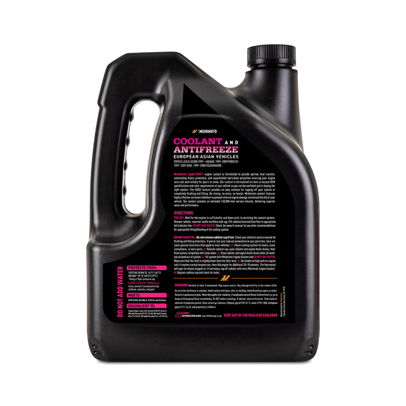 Mishimoto Mishimoto Liquid Chill EG Coolant, European/Asian Vehicles, Pink/Red