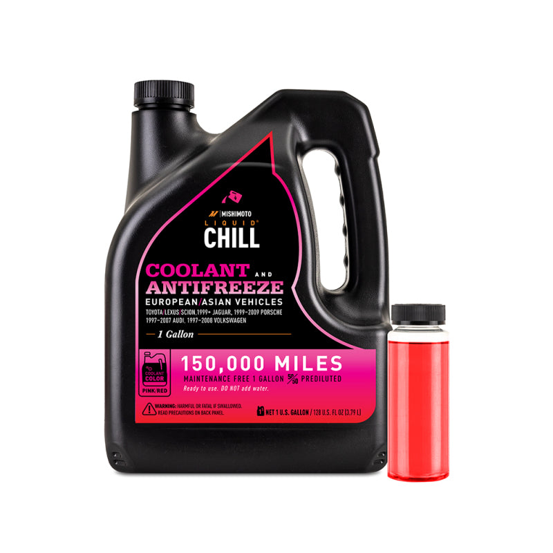 Mishimoto Mishimoto Liquid Chill EG Coolant, European/Asian Vehicles, Pink/Red